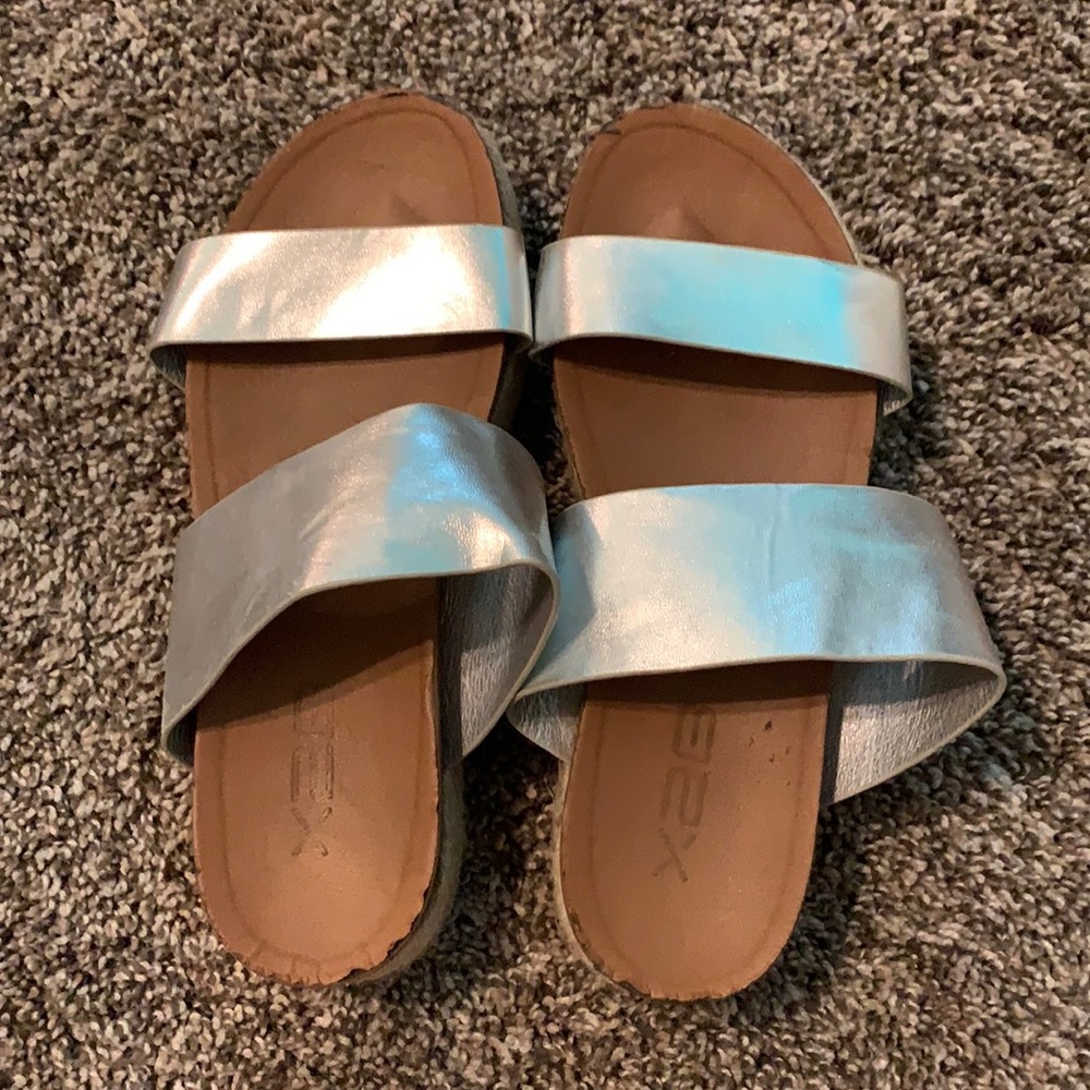 Silver 1nch Espadrilles